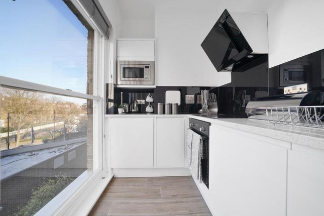 Kitchen of a serviced apartment in the City of London